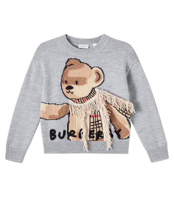  Burberry Kids Burberry Kids Thomas Bear Wool Sweater 