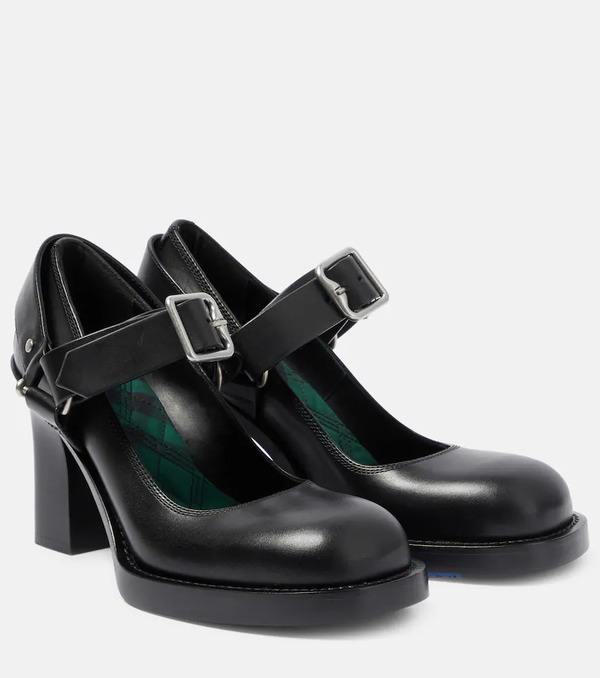  Burberry Burberry 85 Leather Pumps 