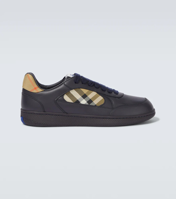  Burberry Burberry Terrace Burberry Check Leather Sneakers 