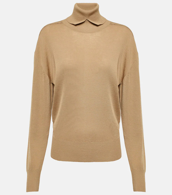  Burberry Burberry Turtleneck Wool Top 