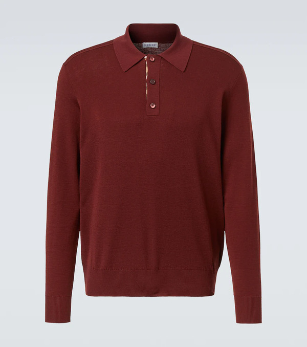  Burberry Burberry Wool Polo Sweater 
