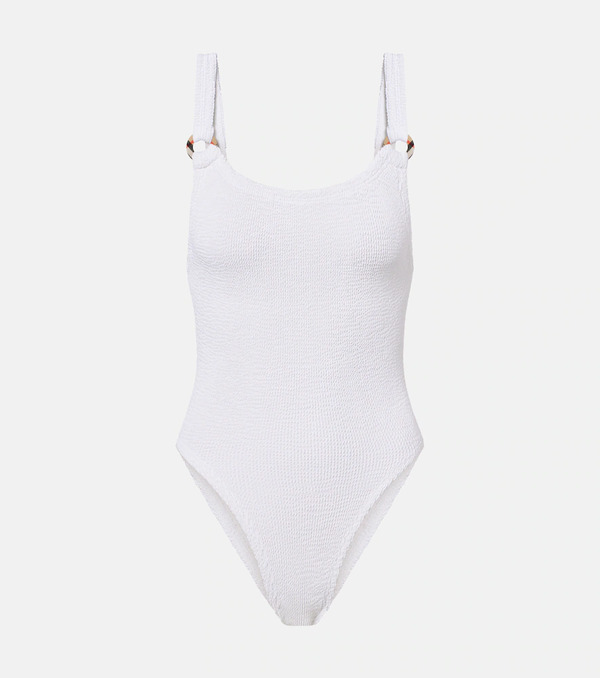 Burberry Burberry X Hunza G Domino Burberry Check Swimsuit 