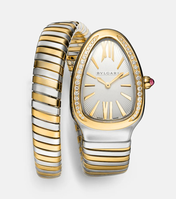  Bvlgari Bvlgari Serpenti Tubogas Watch With Diamonds 