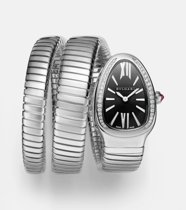  Bvlgari Bvlgari Serpenti Tubogas Watch With Diamonds 
