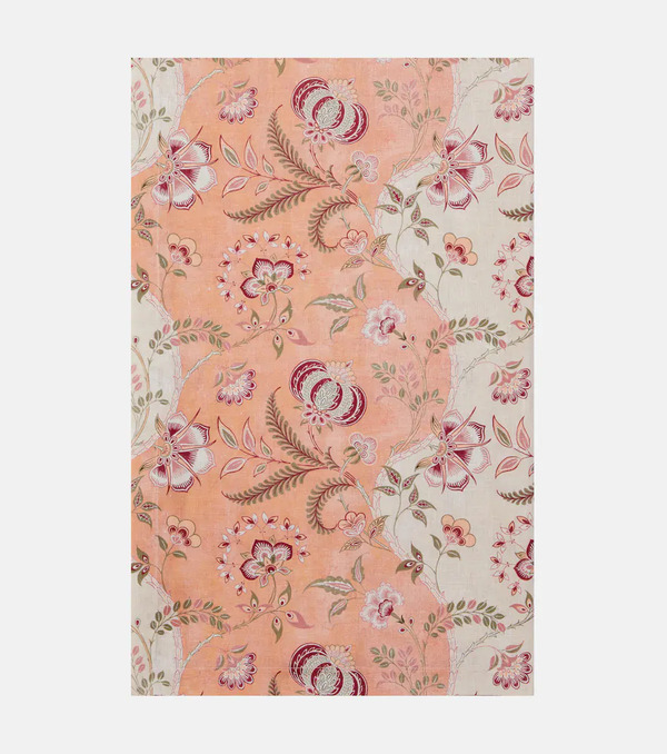  Cabana Cabana Asli Floral Linen Tablecloth 