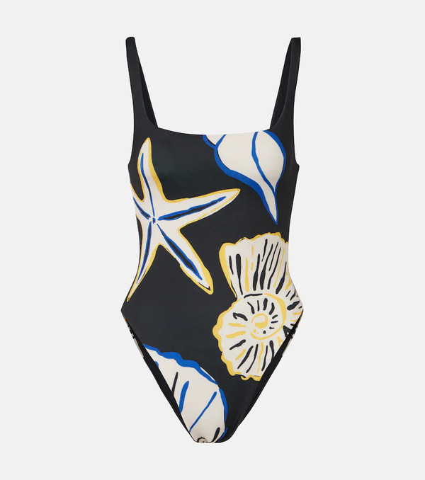  Cala De La Cruz Cala De La Cruz Vienna Printed Swimsuit 