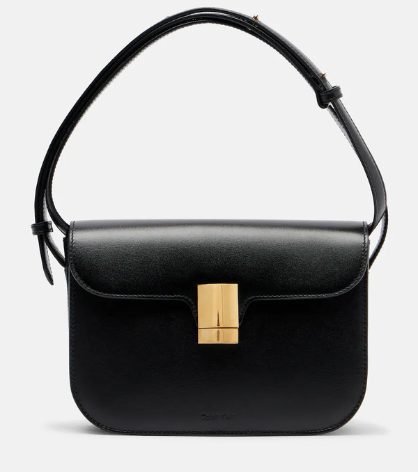  Calvin Klein Collection Calvin Klein Collection Tilla Small Leather Shoulder Bag 