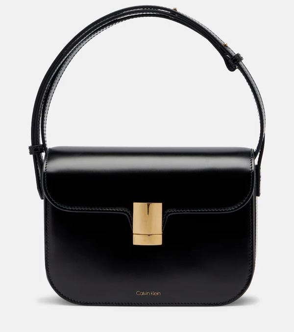  Calvin Klein Collection Calvin Klein Collection Tilla Small Leather Shoulder Bag 