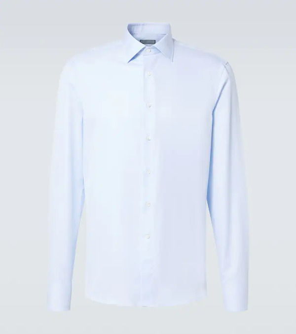  Canali Canali Cotton Poplin Shirt 