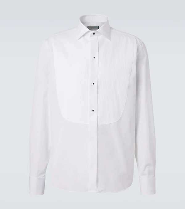  Canali Canali Cotton Tuxedo Shirt 