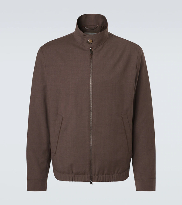 Canali Canali Impeccabile Wool Blouson Jacket 
