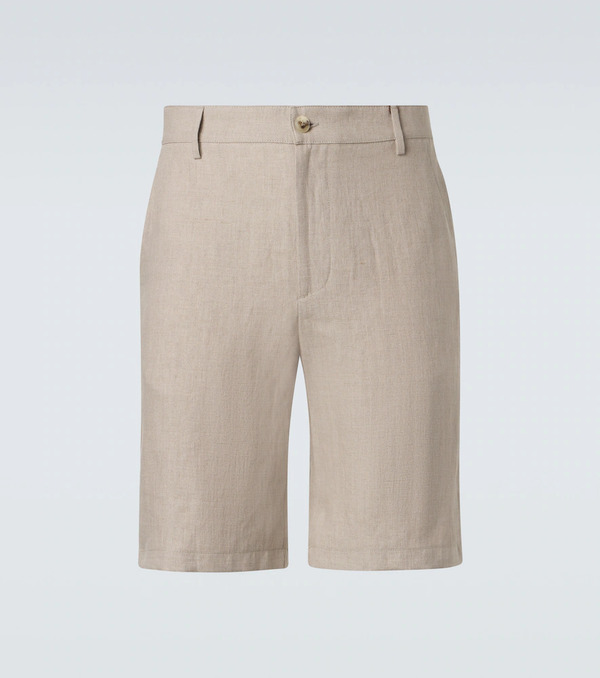  Canali Canali Linen Bermuda Shorts 