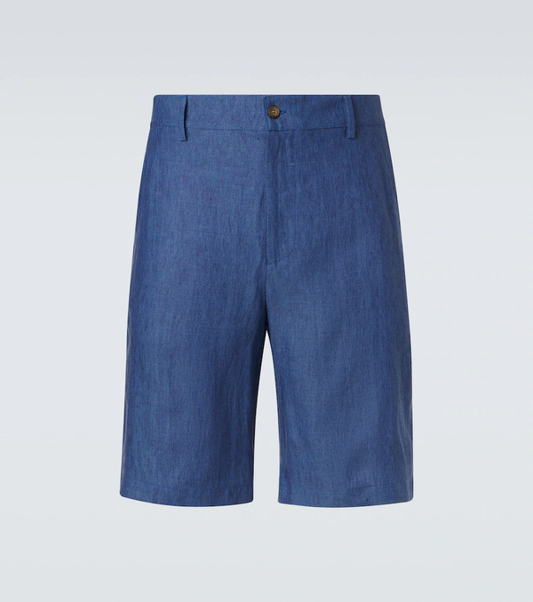  Canali Canali Linen Bermuda Shorts 
