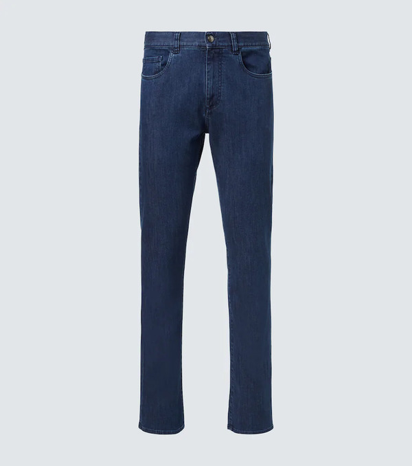  Canali Canali Mid-rise Slim Jeans 
