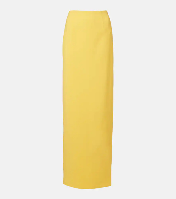  Carolina Herrera Carolina Herrera Wool-blend Maxi Skirt 