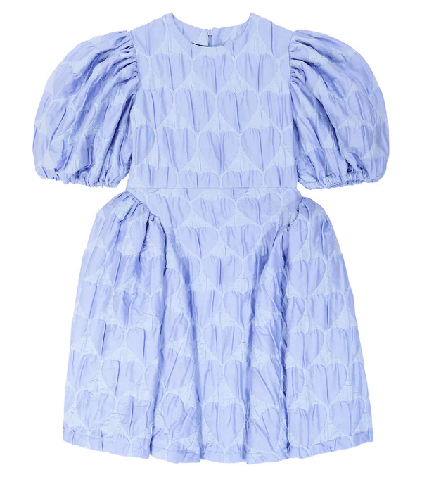  Caroline Bosmans Caroline Bosmans Balloon Sleeve  Tafetta Dress 