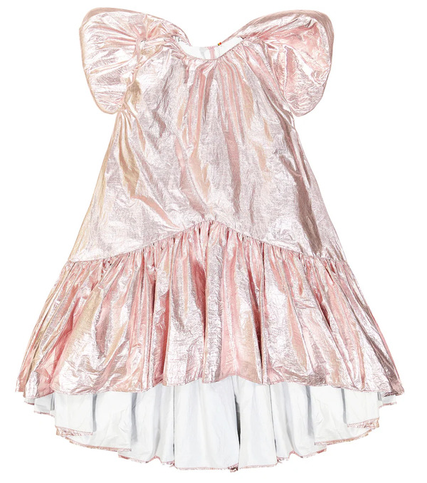  Caroline Bosmans Caroline Bosmans Metallic Bow-detailed Dress 