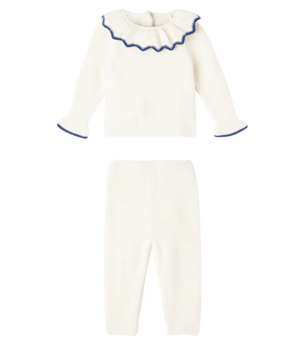  C'era Una Volta C'era Una Volta Baby Zoe Set Of Sweater And Pants 