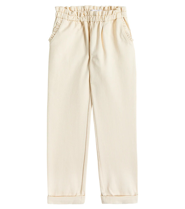  C'era Una Volta C'era Una Volta Celeste Cotton Pants 