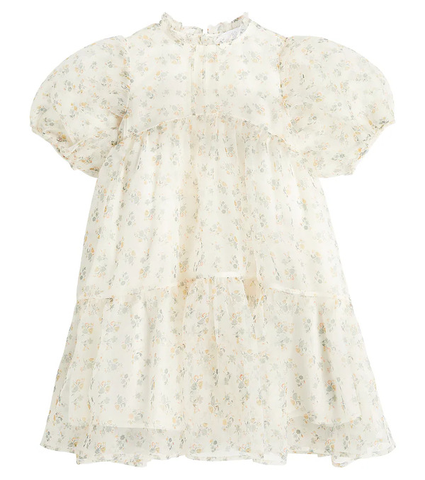 C'era Una Volta C'era Una Volta Paola Floral Tiered Dress 