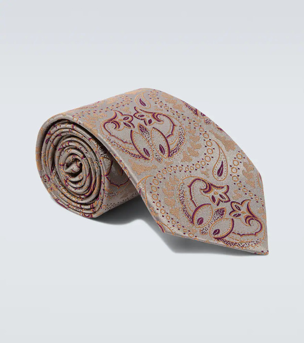  Charvet Charvet Paisley Silk Jacquard Tie 