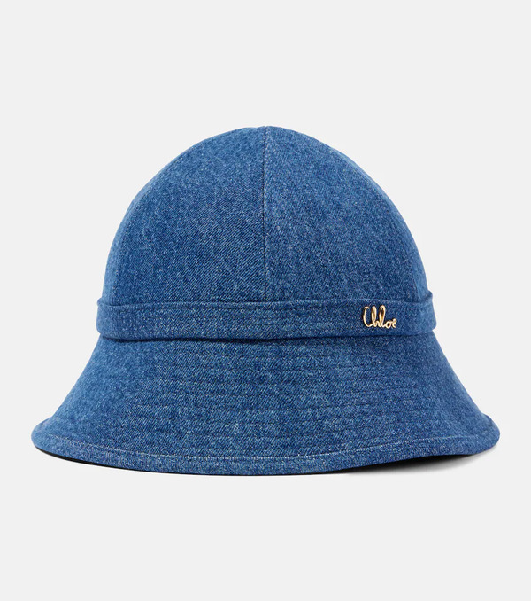  Chloe Chloã© Chloã© Iconic Denim Bucket Hat 