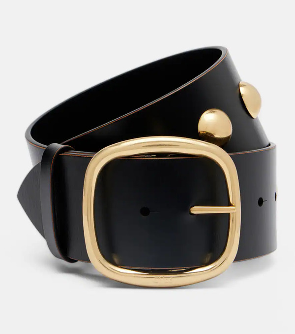 Chloe Chloã© Chloã© Midnight Studded Leather Belt 