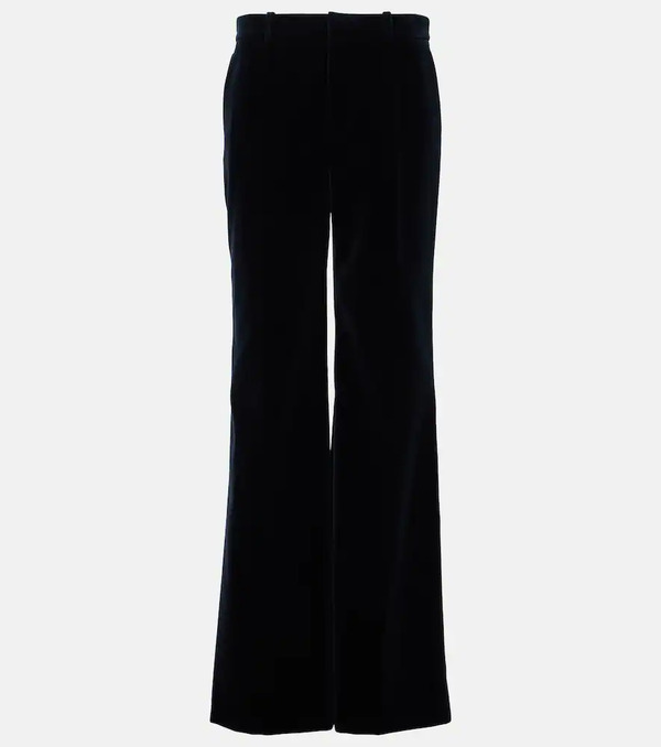  Chloe Chloã© Cotton Velvet Flared Pants 