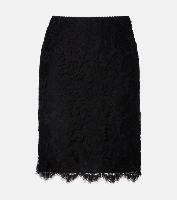  Chloe Chloã© Floral Cotton-blend Lace Miniskirt 