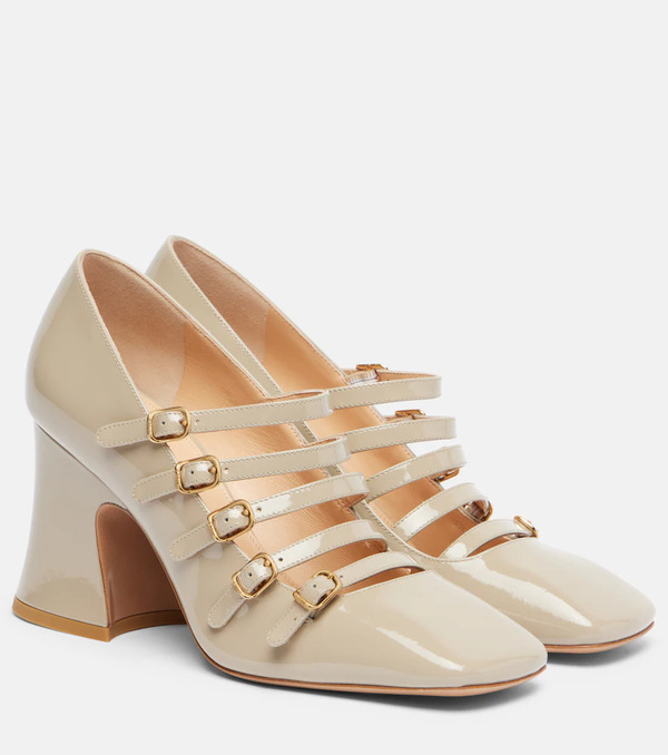  Chloe Chloã© Janis 80 Patent Leather Mary Jane Pumps 