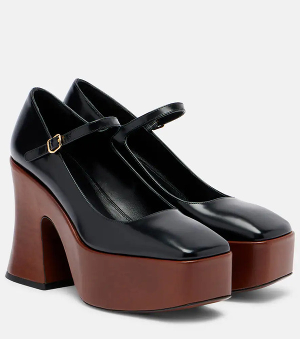  Chloe Chloã© Janis Patent Leather Mary Jane Pumps 