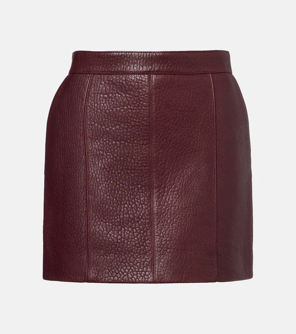  Chloe Chloã© Leather Miniskirt 