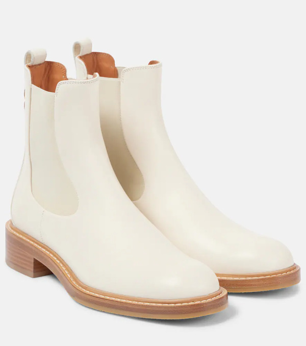  Chloe Chloã© Marcie Leather Chelsea Boots 