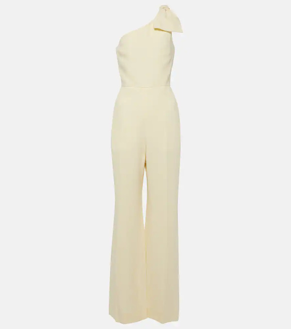  Chloe Chloã© One-shoulder Linen Jumpsuit 