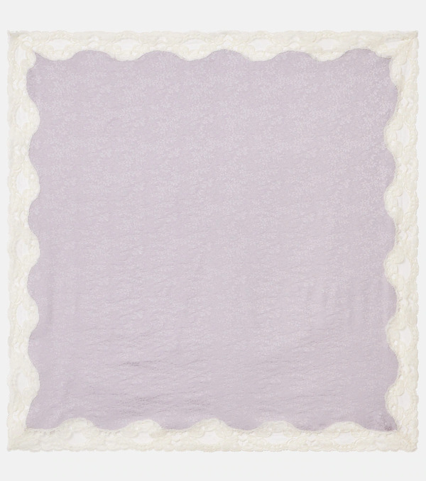 Chloe Chloã© Printed Silk Jacquard Scarf 