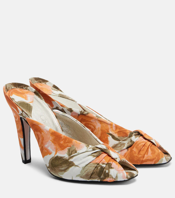  Chloe Chloã© Suzie Floral Mules 