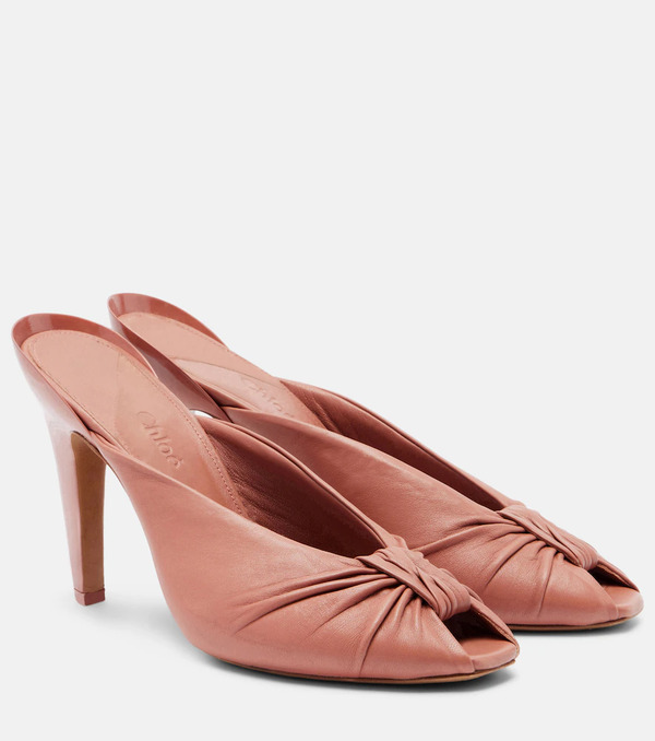  Chloe Chloã© Suzie Leather Mules 