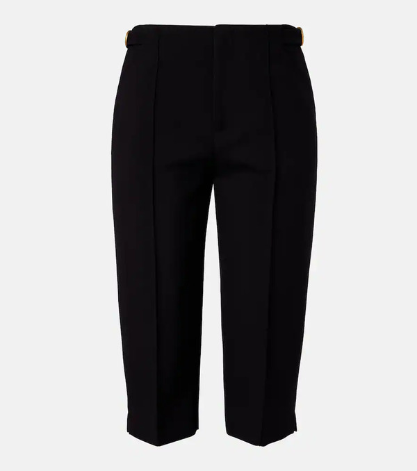  Chloe Chloã© Virgin Wool Crãªpe Capri Pants 