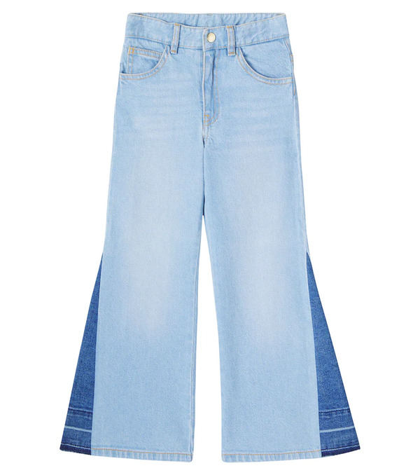  Chloe Kids Chloã© Kids Colorblocked Flared Jeans 