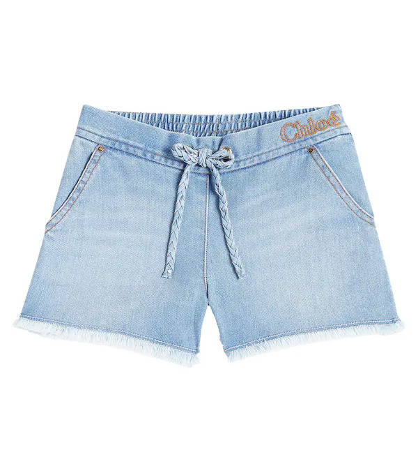  Chloe Kids Chloã© Kids Denim Shorts 