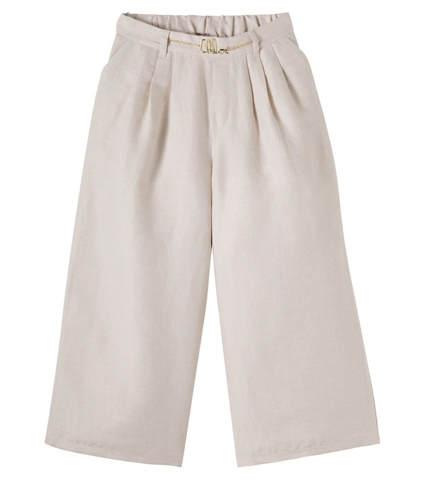  Chloe Kids Chloã© Kids Linen And Cotton Pants 