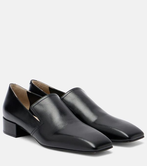  Christen Christen Classic Square Leather Loafers 