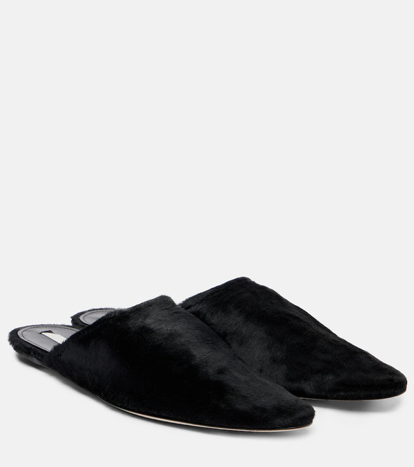  Christen Christen Elipse Calf Hair Mules 