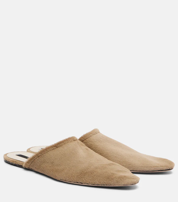  Christen Christen Elipse Calf Hair Mules 