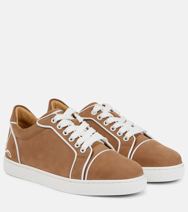 Christian Louboutin Christian Louboutin Fun Viera Leather Sneakers 