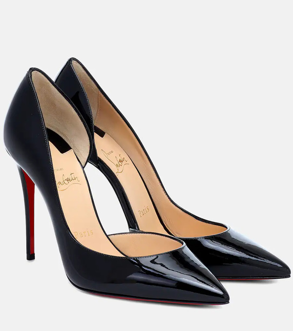  Christian Louboutin Christian Louboutin Iriza 100 Patent-leather Pumps 