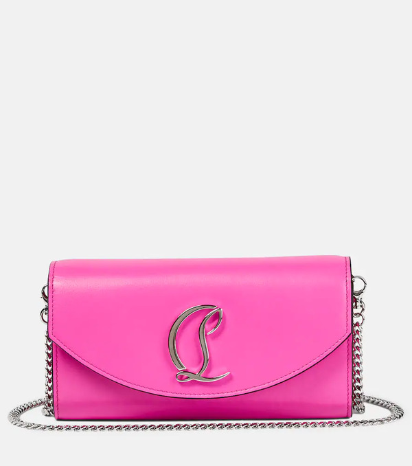  Christian Louboutin Christian Louboutin Leather Wallet On Chain 