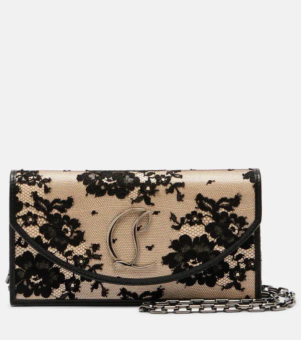  Christian Louboutin Christian Louboutin Loubi54 Small Lace Clutch 