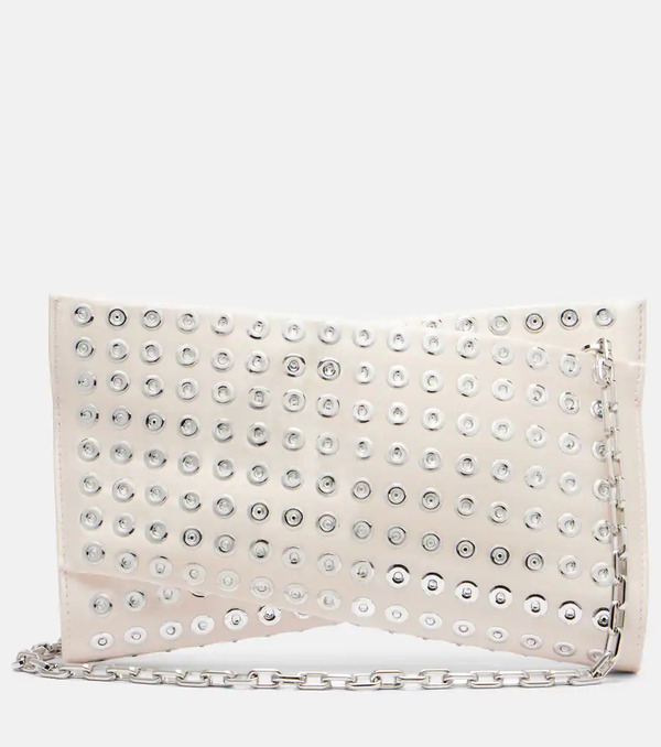  Christian Louboutin Christian Louboutin Loubitwist Small Crystal-embellished Clutch 