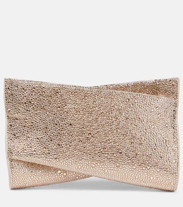  Christian Louboutin Christian Louboutin Loubitwist Small Embellished Clutch 